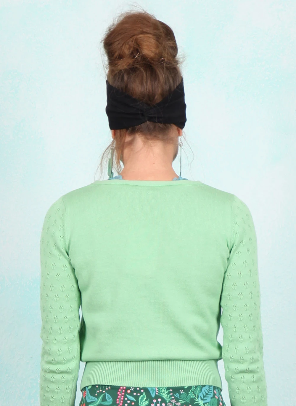 Cardigan, Sweet Petite, bright-leave-knit - Image 2