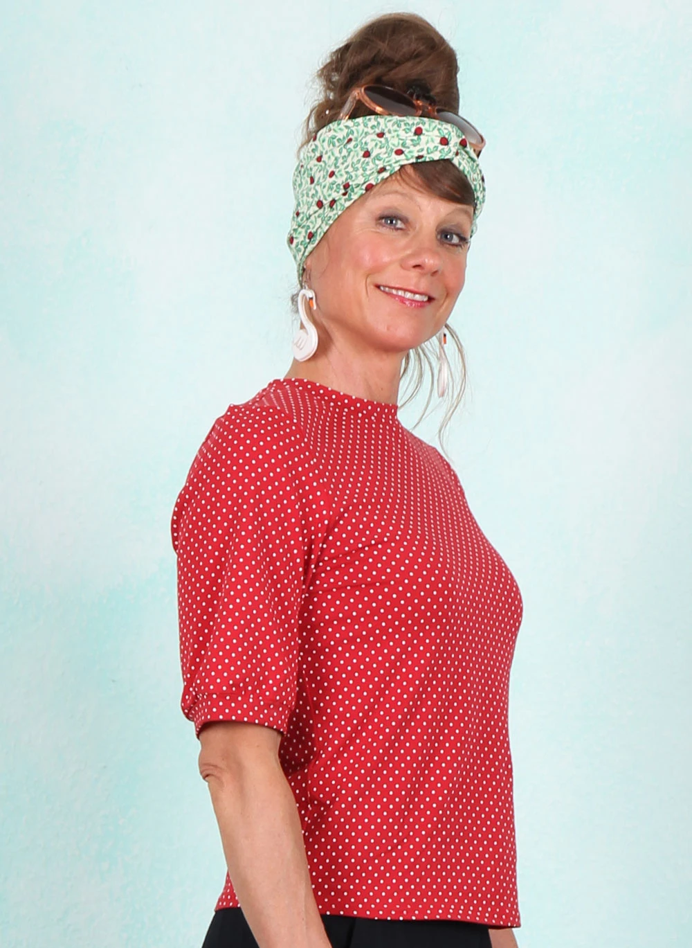 Shirt, Gracious Gretchen, lovely-memories-dot - Image 2