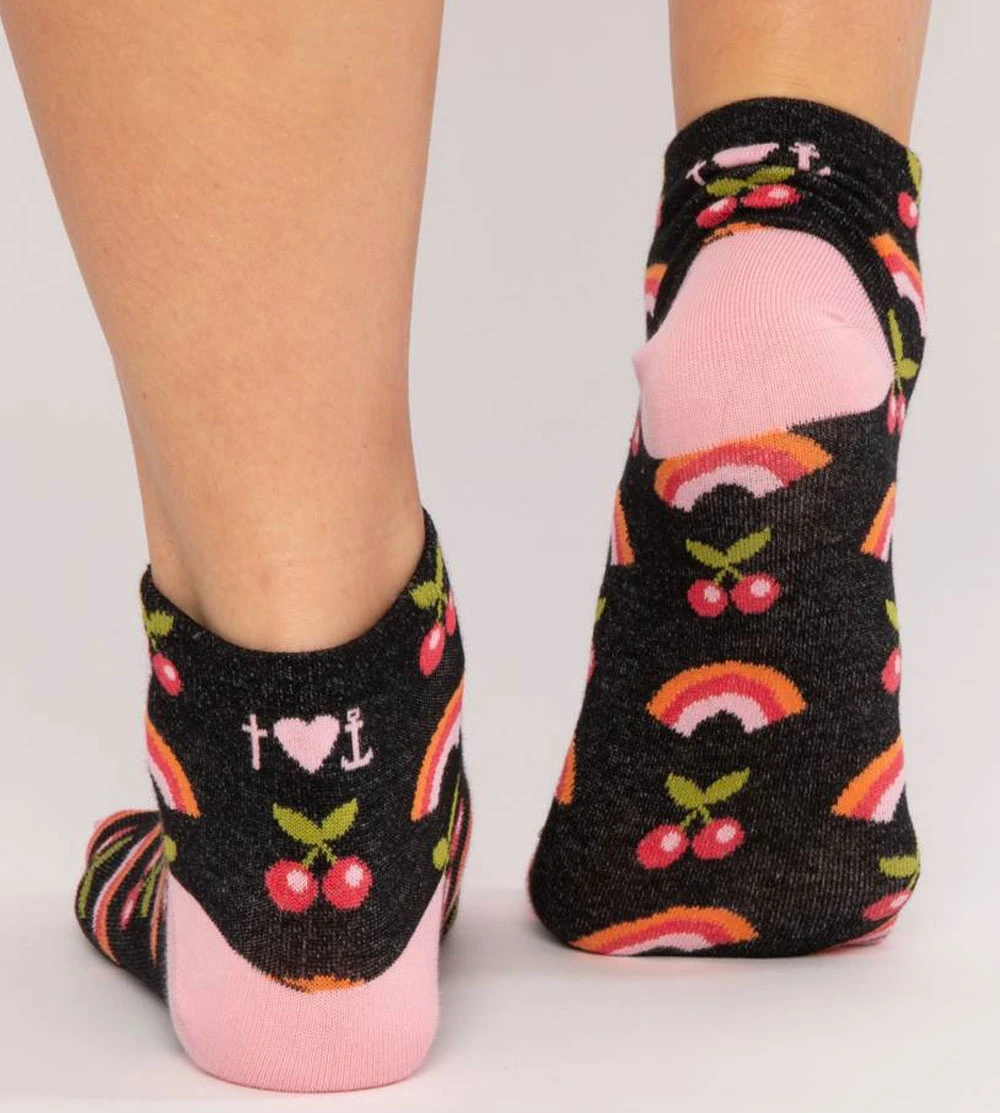 Sneakersocken, Sensation Steps Snkr , cherry-lady - Image 2