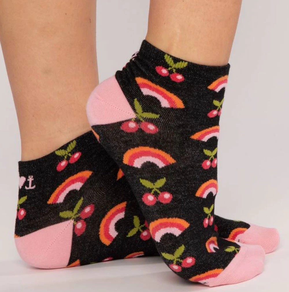 Sneakersocken, Sensation Steps Snkr , cherry-lady - Image 1