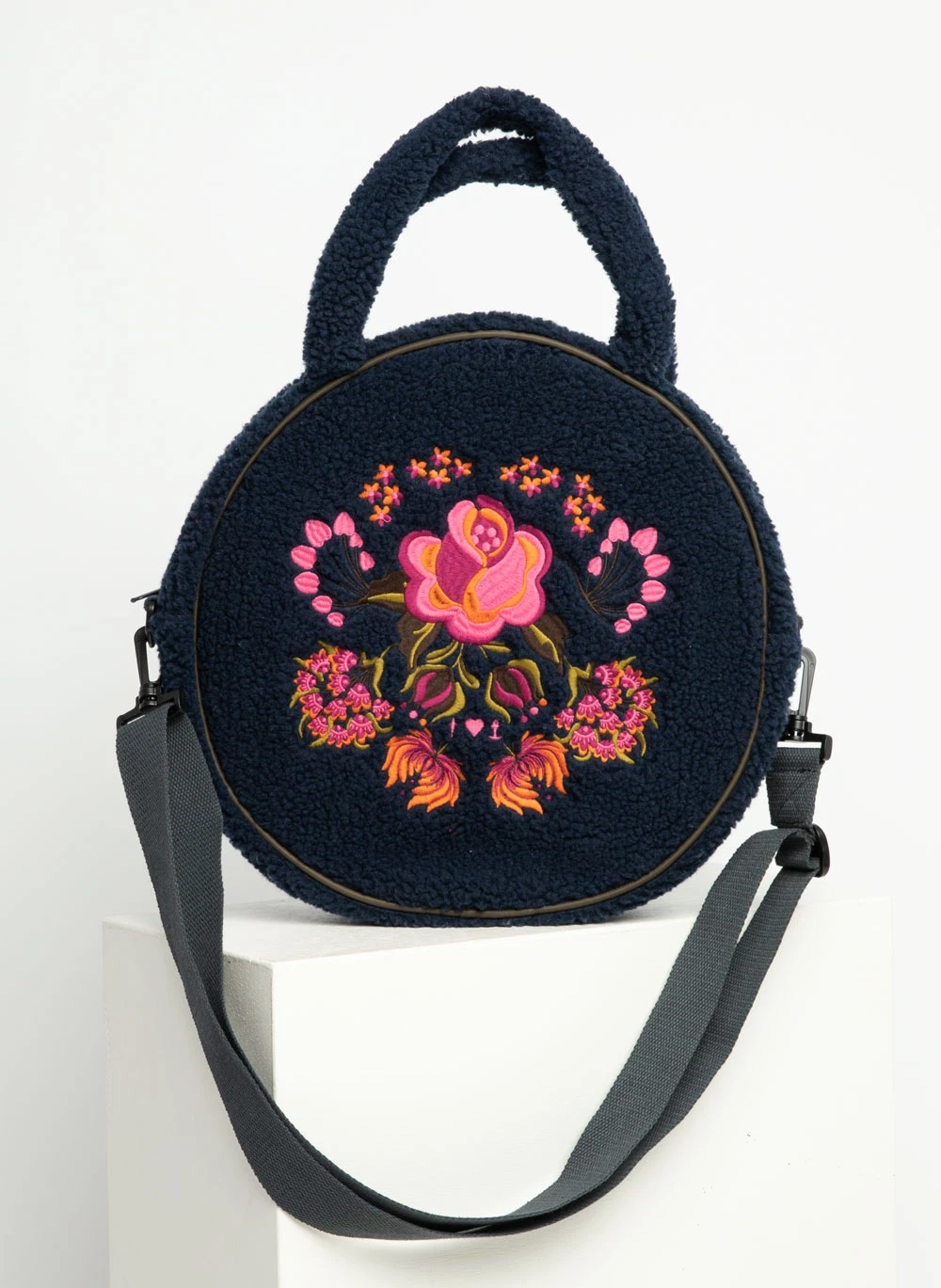 Tasche, Teddy Rose, quilted-flower-blue - Image 2
