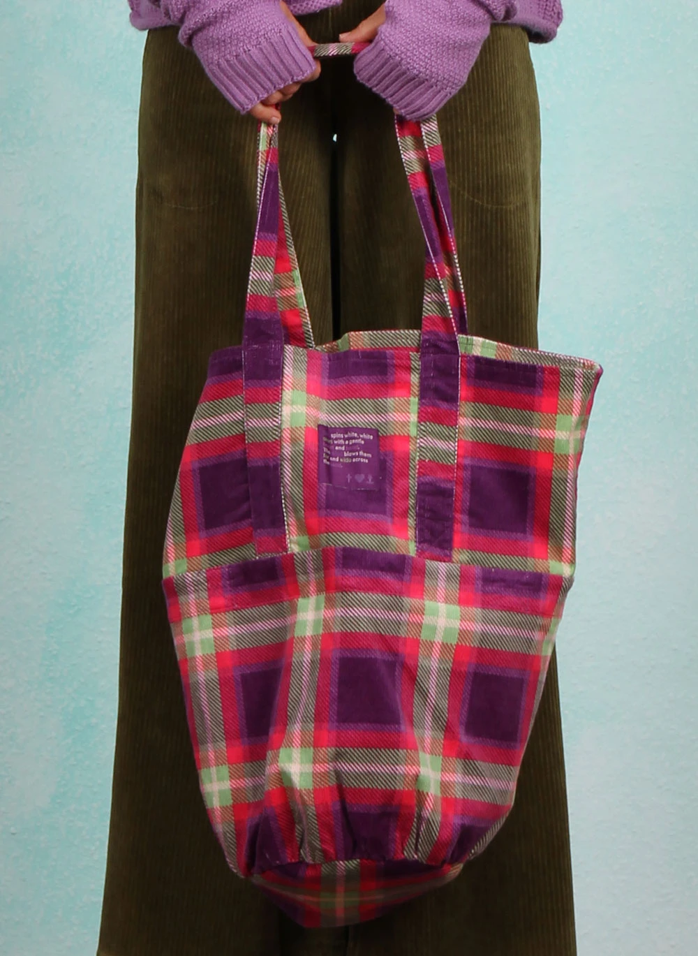 Tasche, Heather Glen Foldable Bag, check-on-me - Image 2