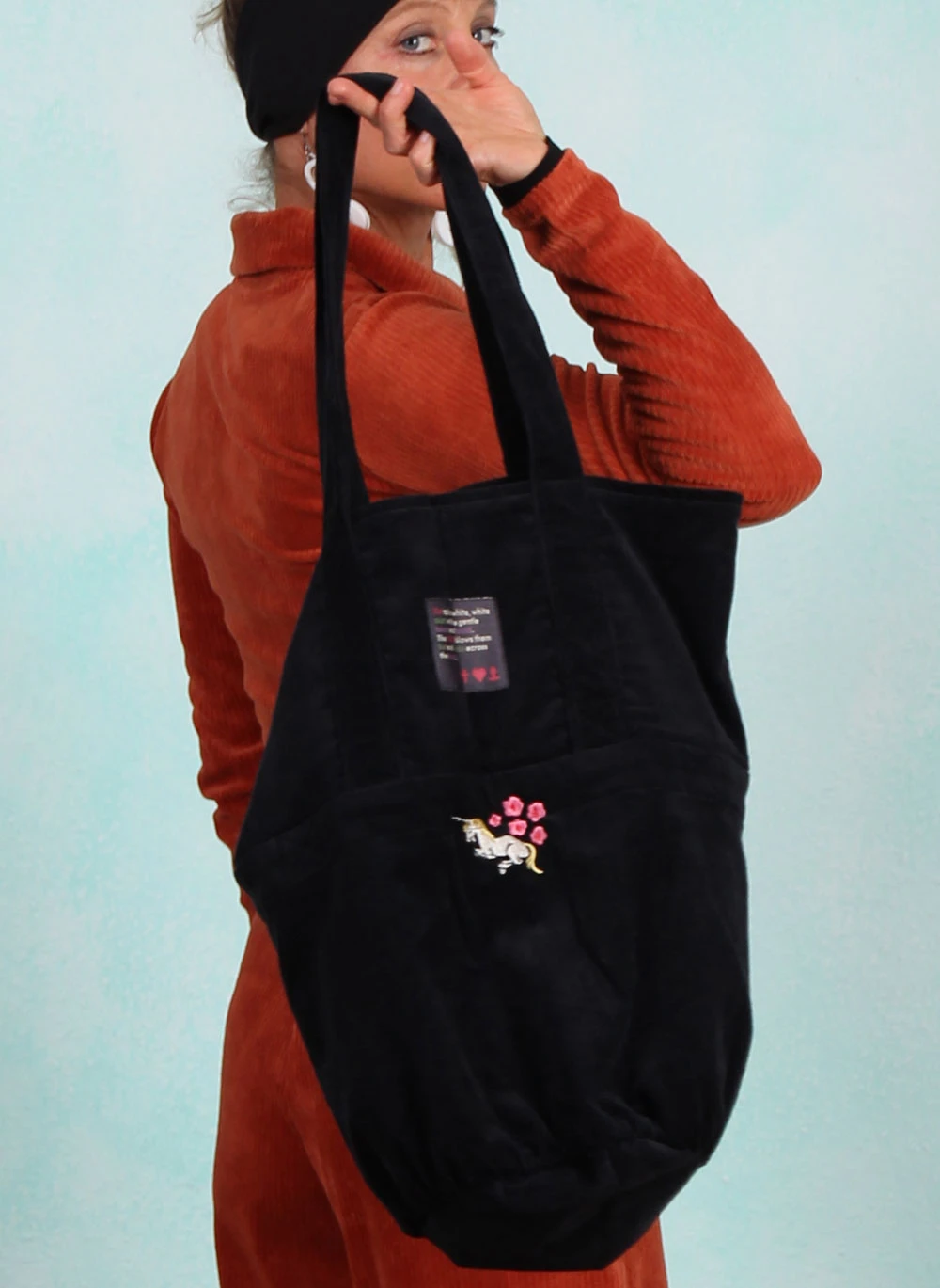 Tasche, Heather Glen Foldable Bag, night-in-the-forest - Image 2