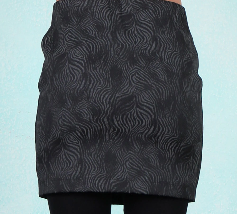 Minirock, 013, black-grey - Image 3