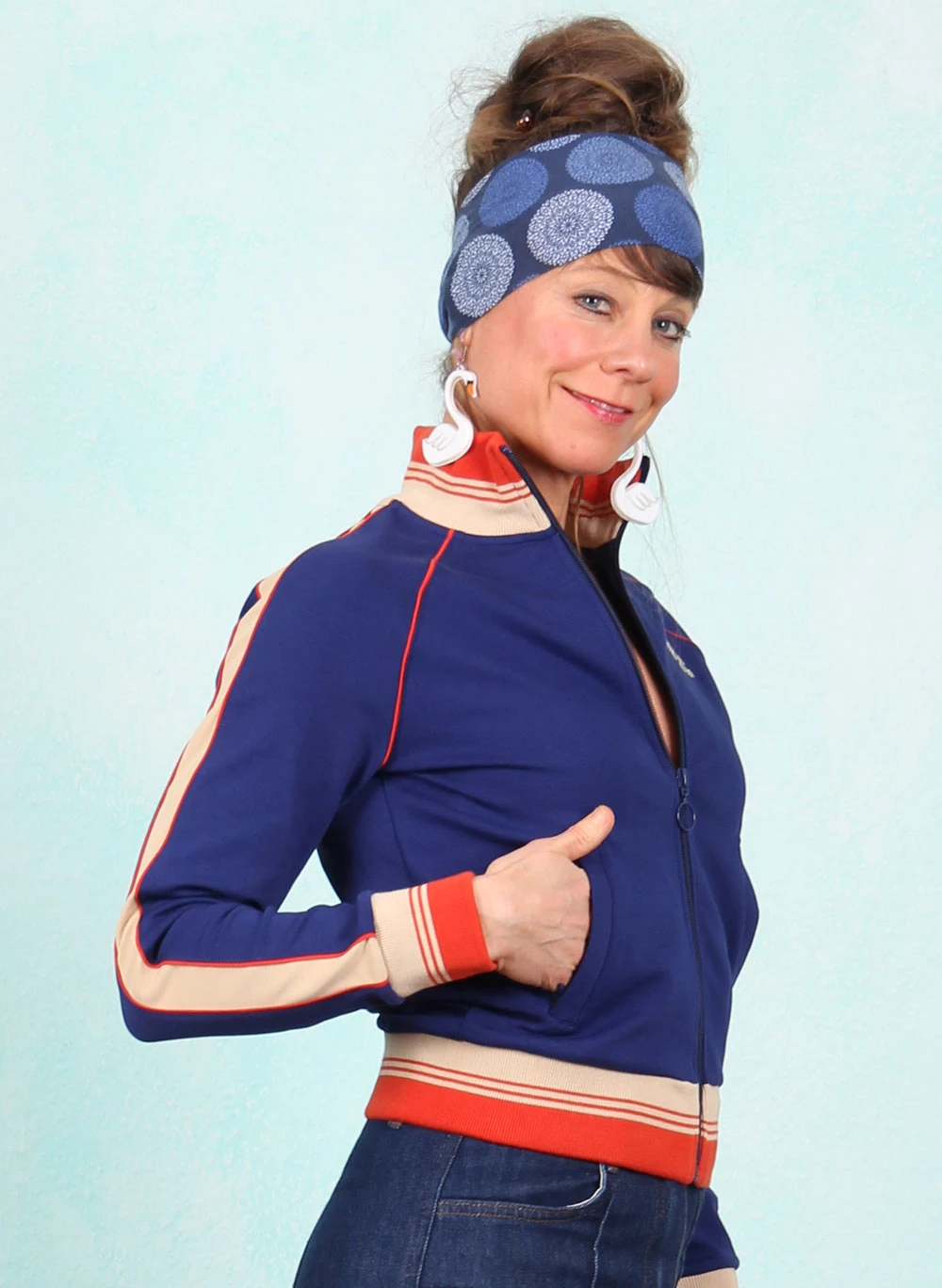 Jacke, 06842-489, blue - Image 2