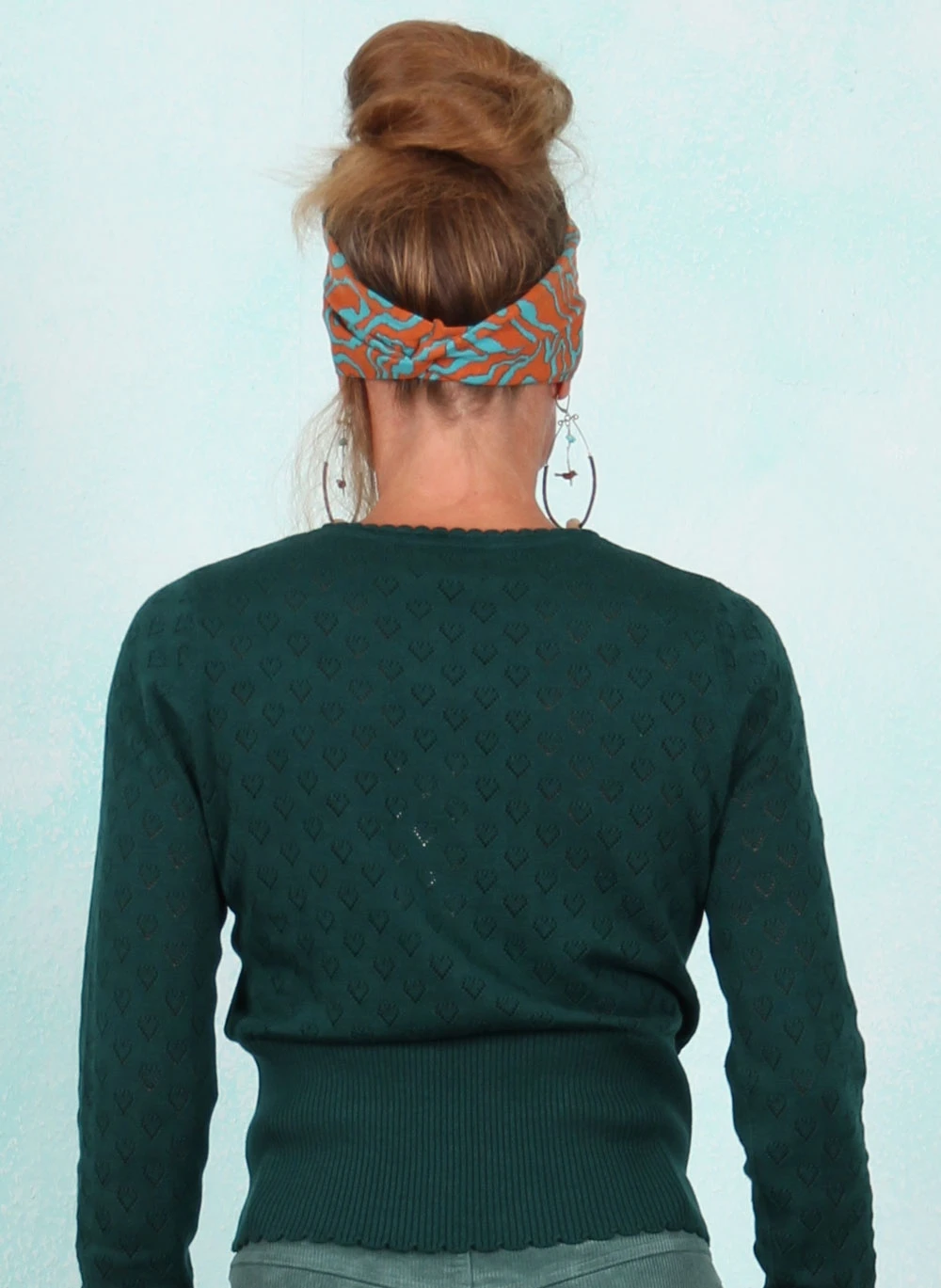 Cardigan, 07050-300, green - Image 2