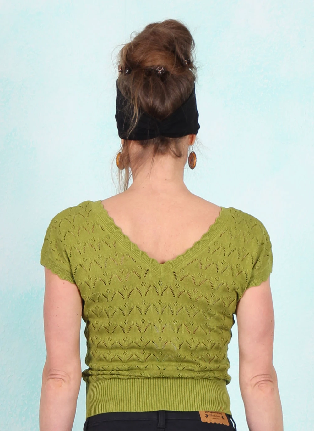 Strickpullover, 07859-261, green - Image 3