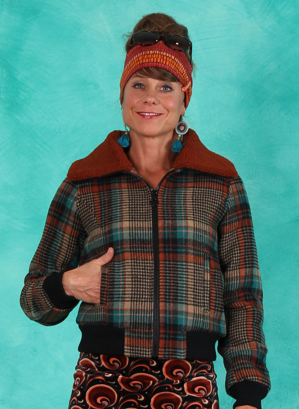 Jacke, 08303-001, black-multi - Image 1