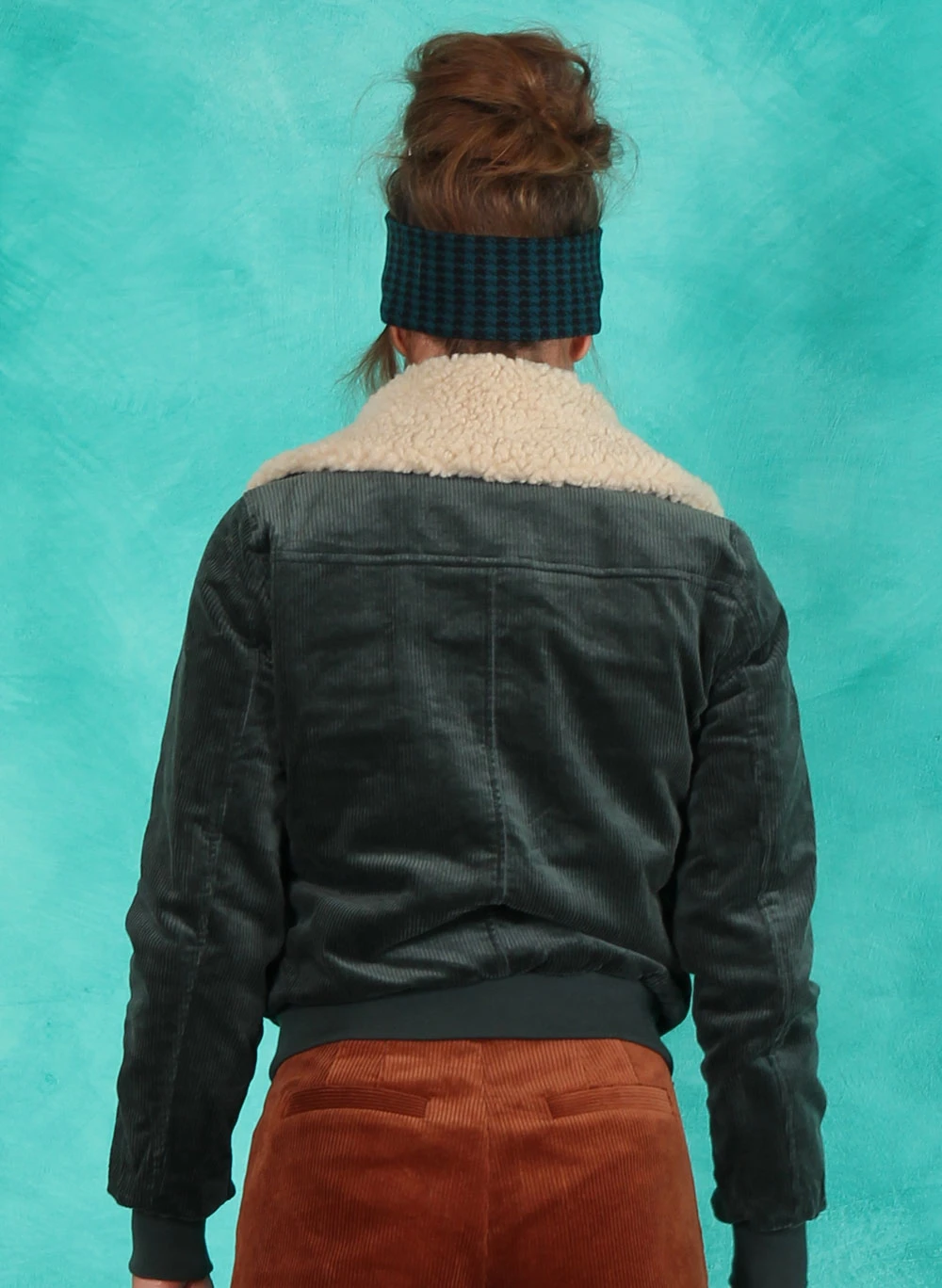 Cord-Jacke, 08476-201, dark-green - Image 1