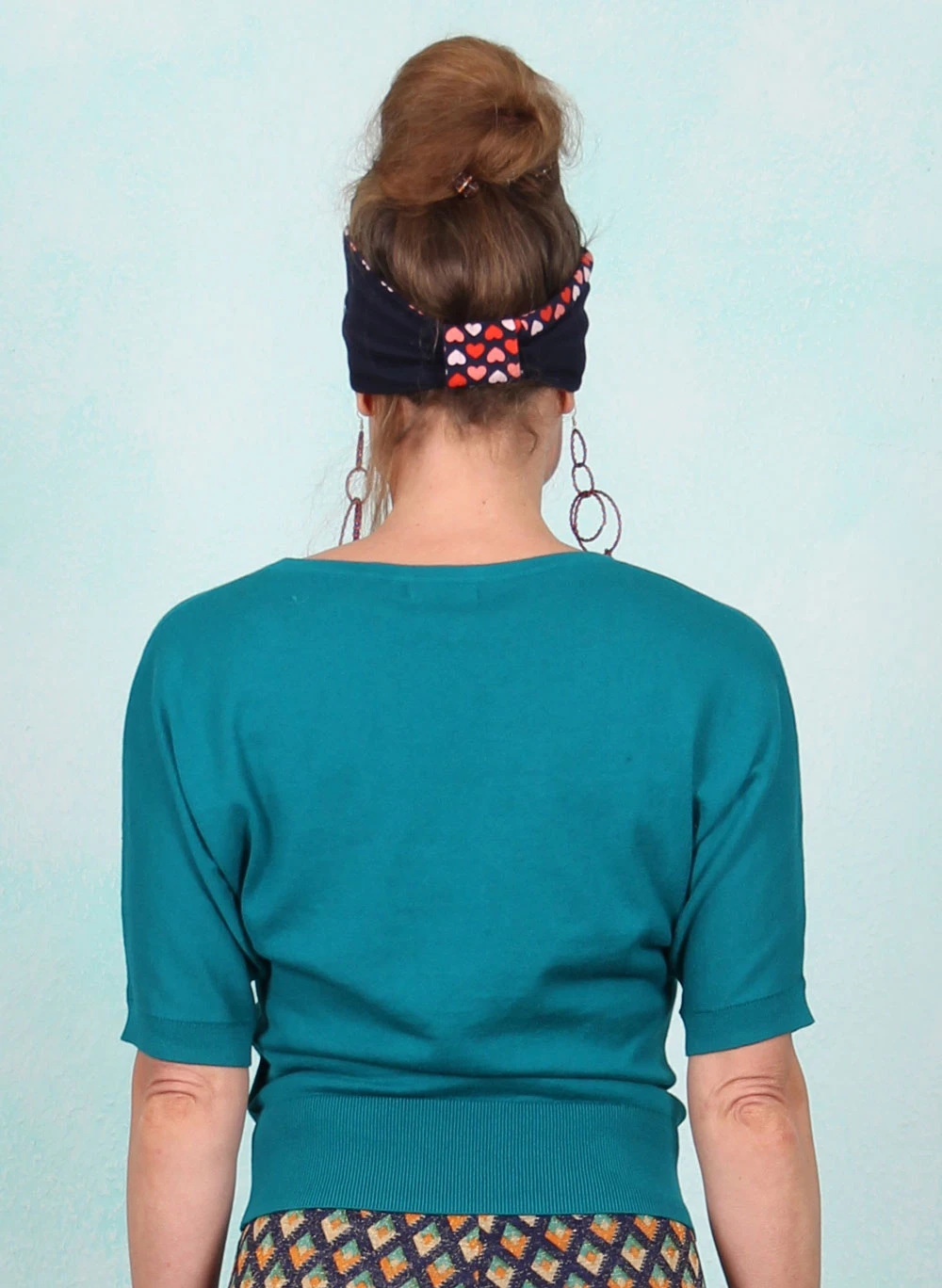 Pullover, 08739-395, petrol - Image 3