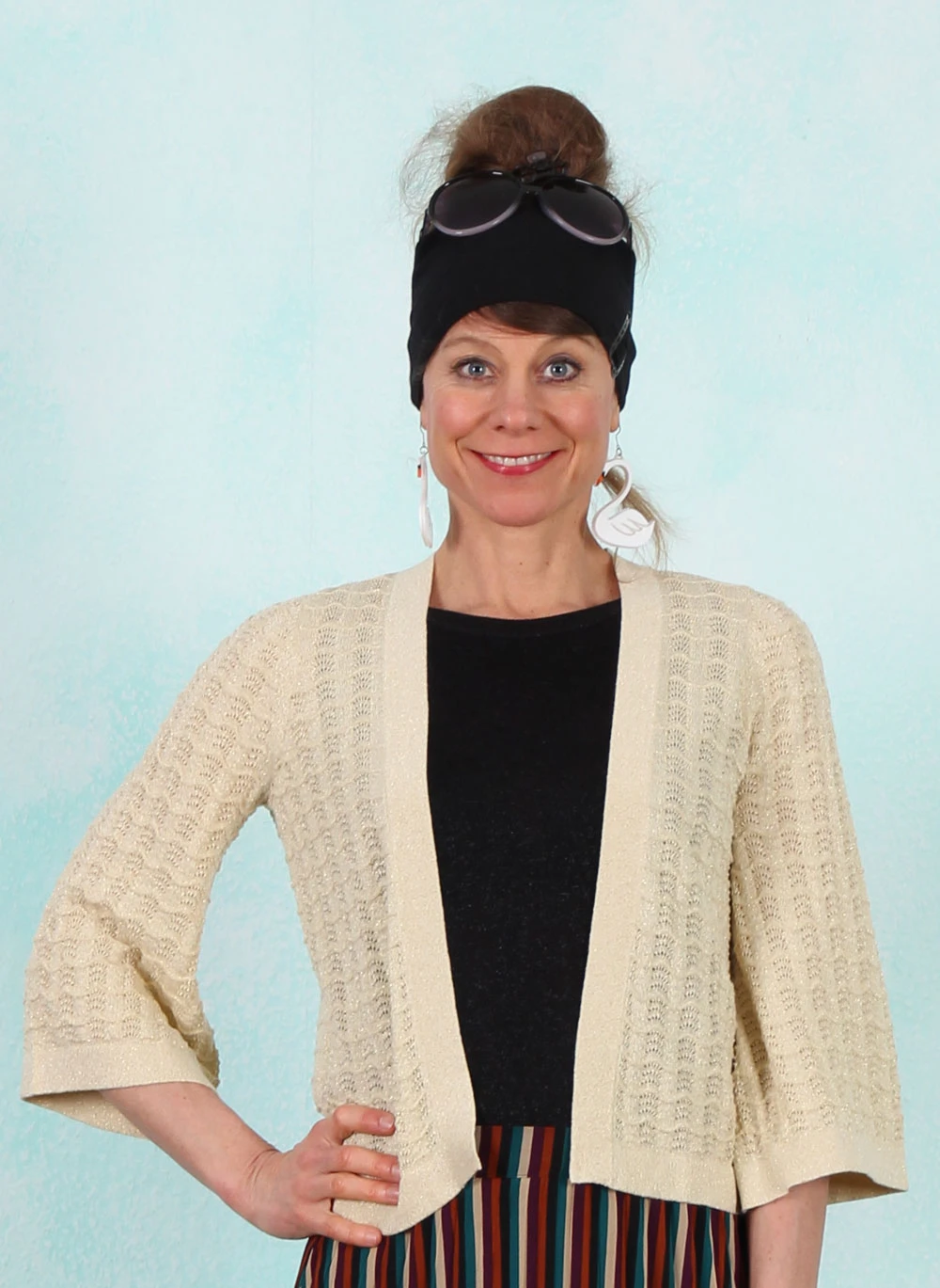 Cardigan, 08755-072, beige - Image 3