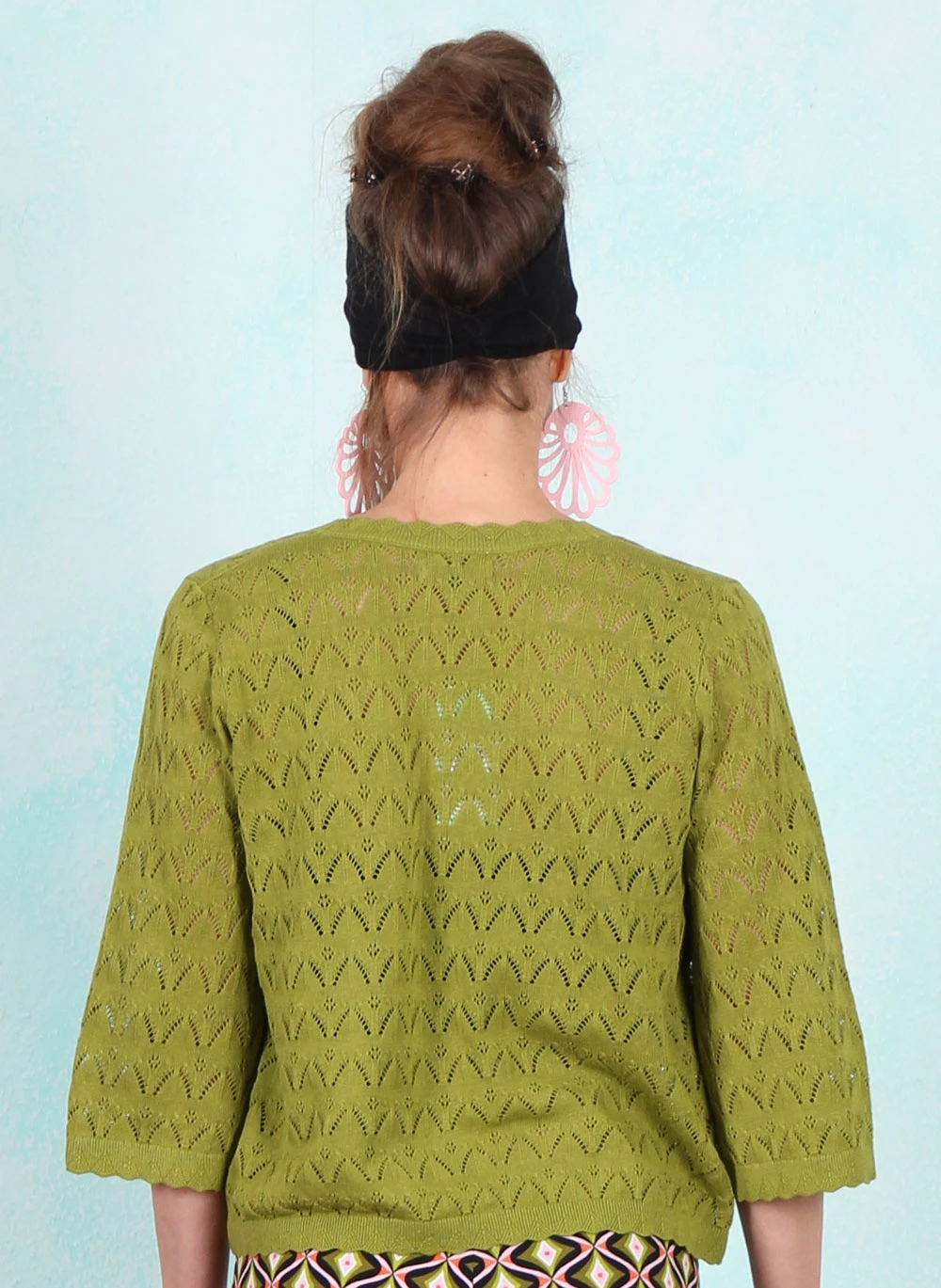 Cardigan, 08765-261, green - Image 3