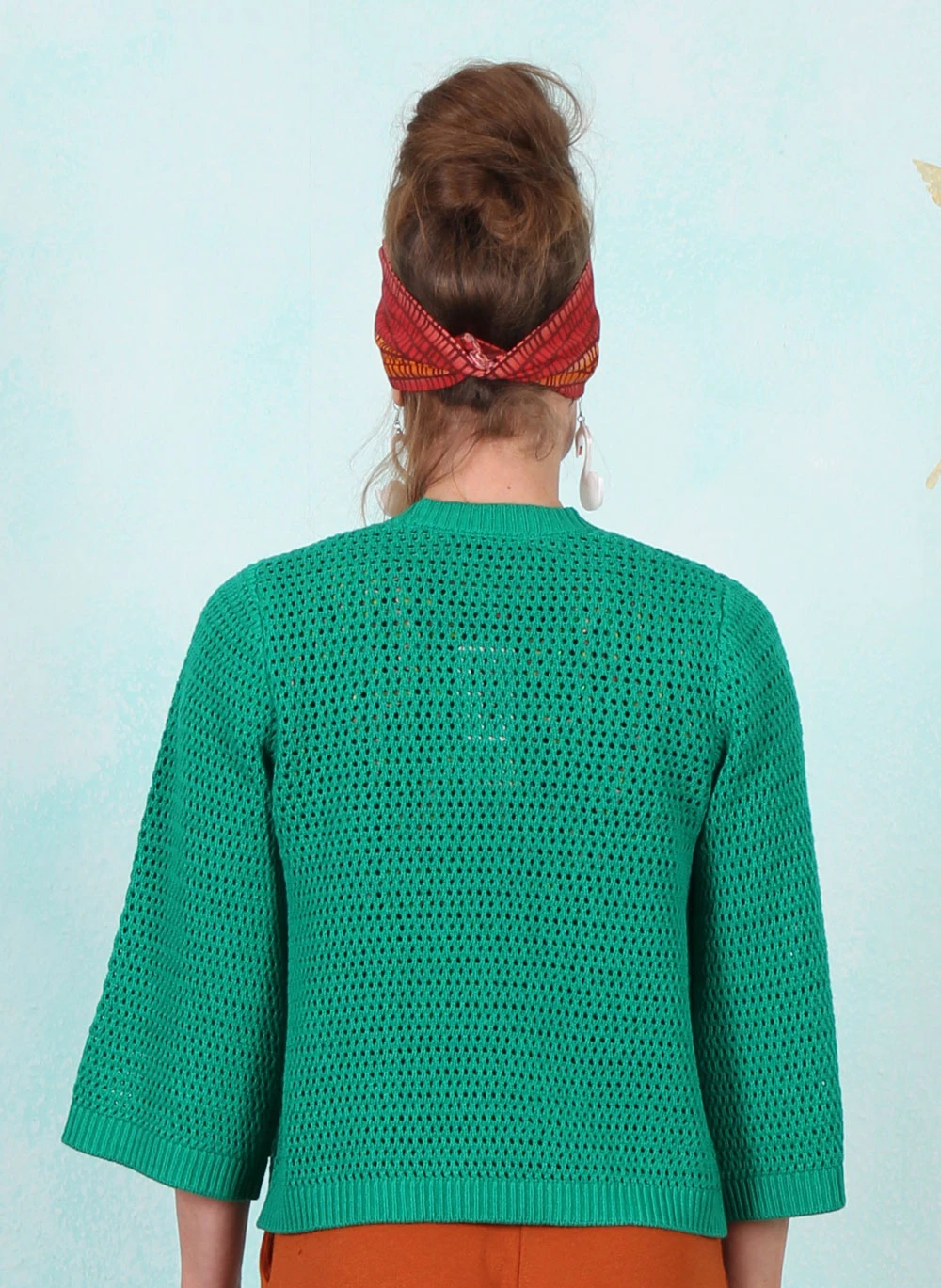 Cardigan, 08767-257, green - Image 3