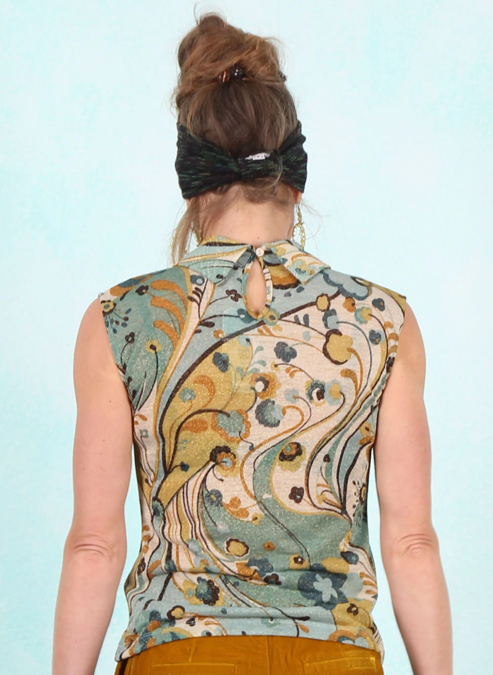 Top, 08892-374, off-turquoise - Image 3