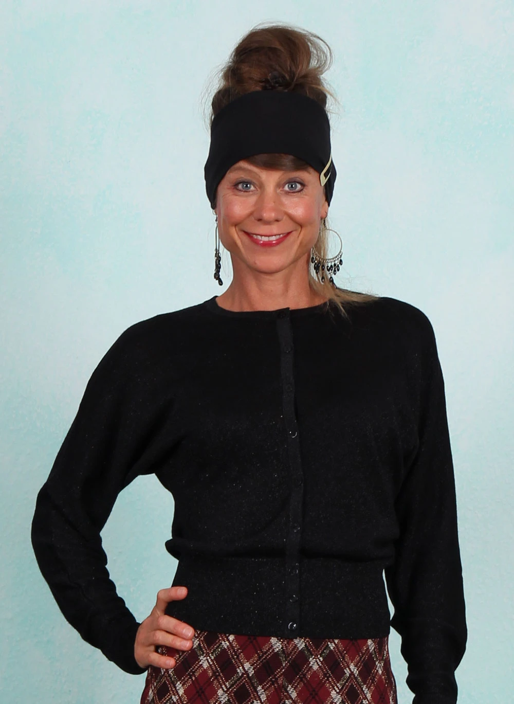 Cardigan, 09273-001, sparkling-black - Image 1