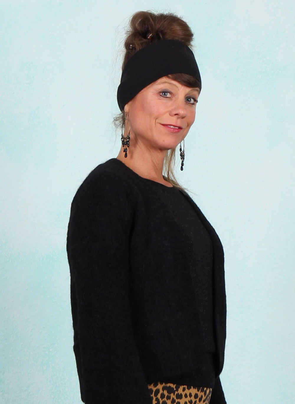 Cardigan, 09317-001, black - Image 2