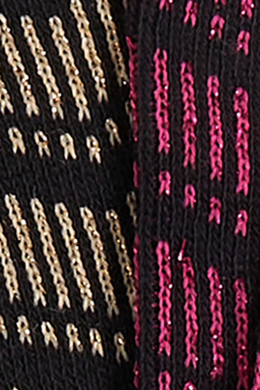 Socken 2er-Pack, 09390-001, black-gold-purple - Image 2