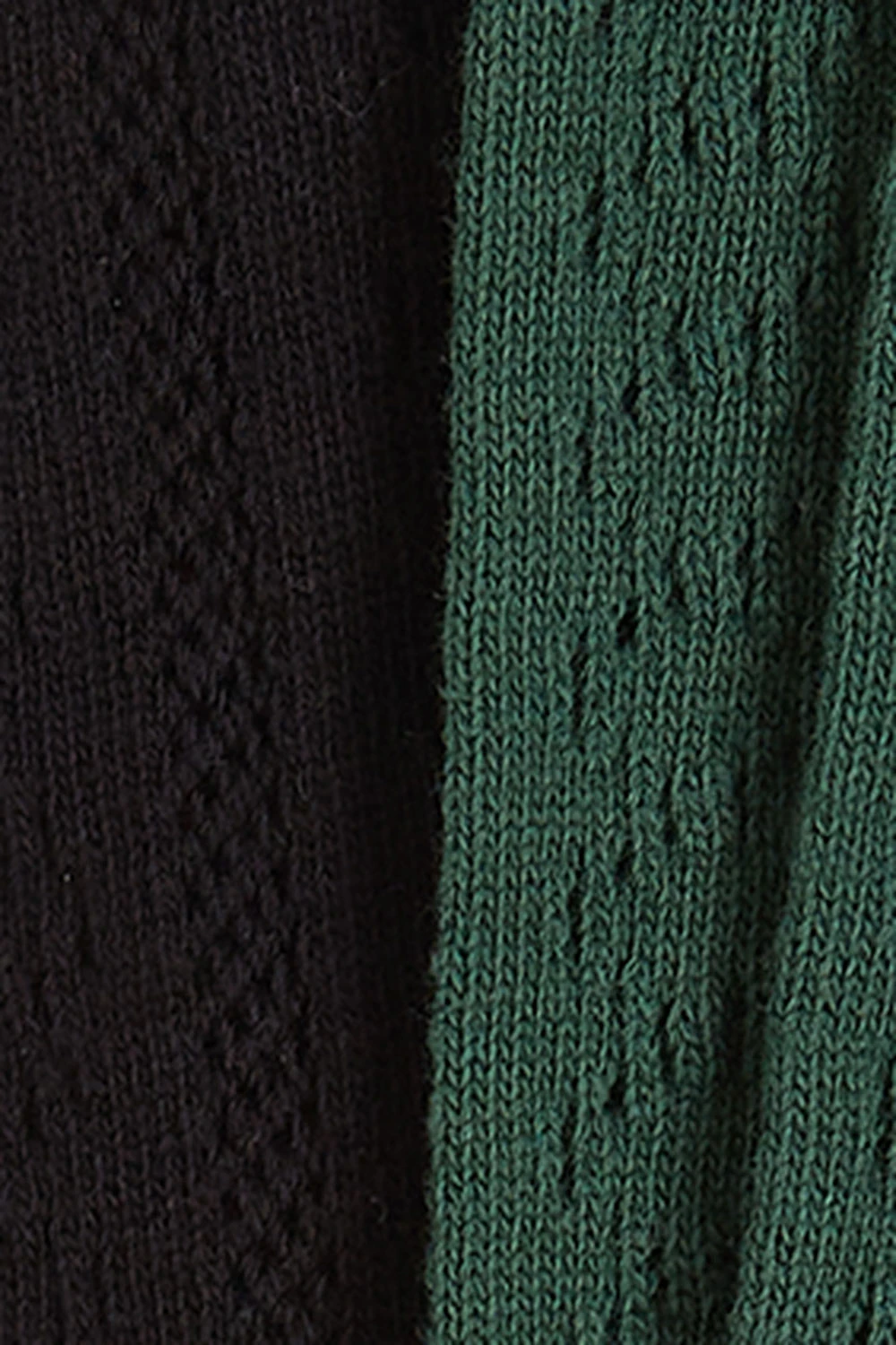 Kniestürmpfe 2er-Pack, 09391-001, black-green - Image 2
