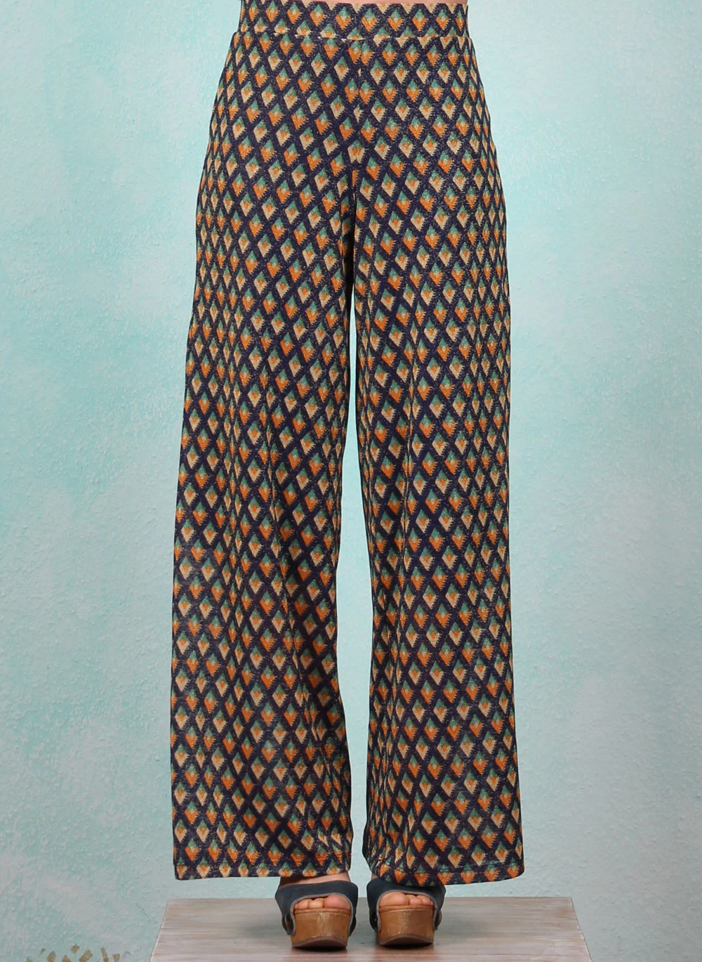 Hose, 09447-445, blue-multi - Image 1