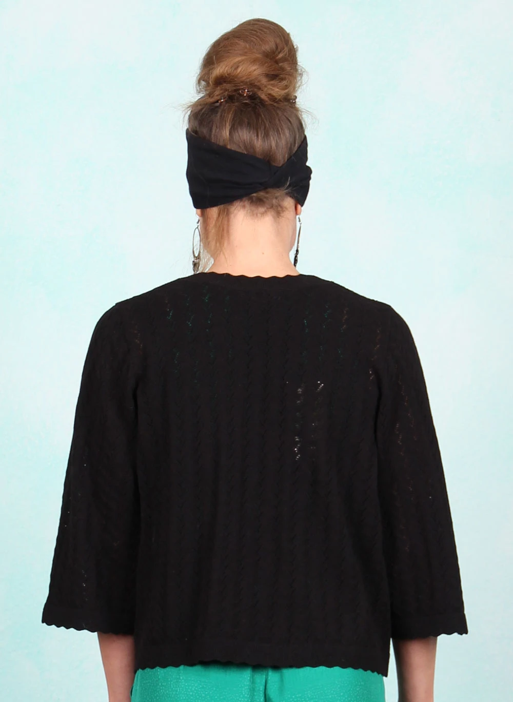 Cardigan, 09641-001, black - Image 3