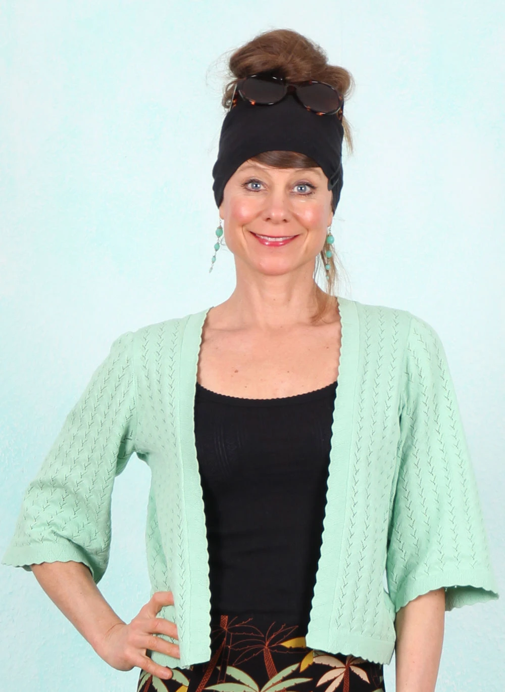 Cardigan, 09641-291, mint - Image 1