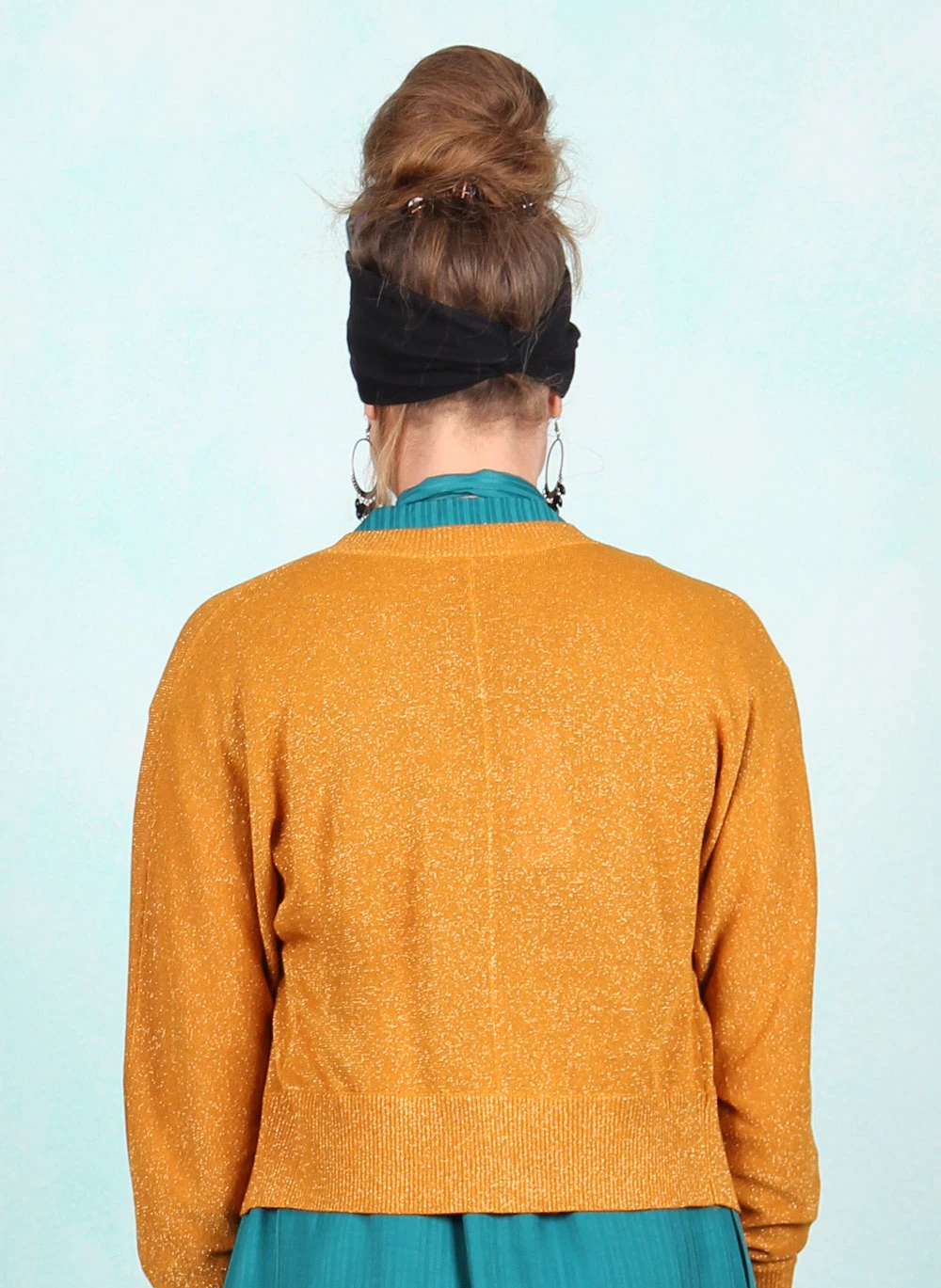 Cardigan, 09668-823, sparkling-gold-orange - Image 3