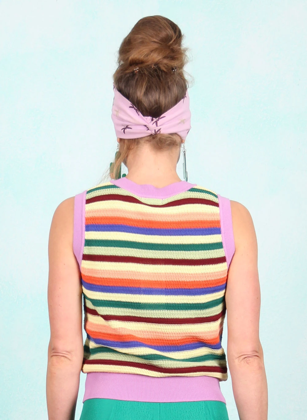 Top, 09674-490, lilac-multi - Image 3