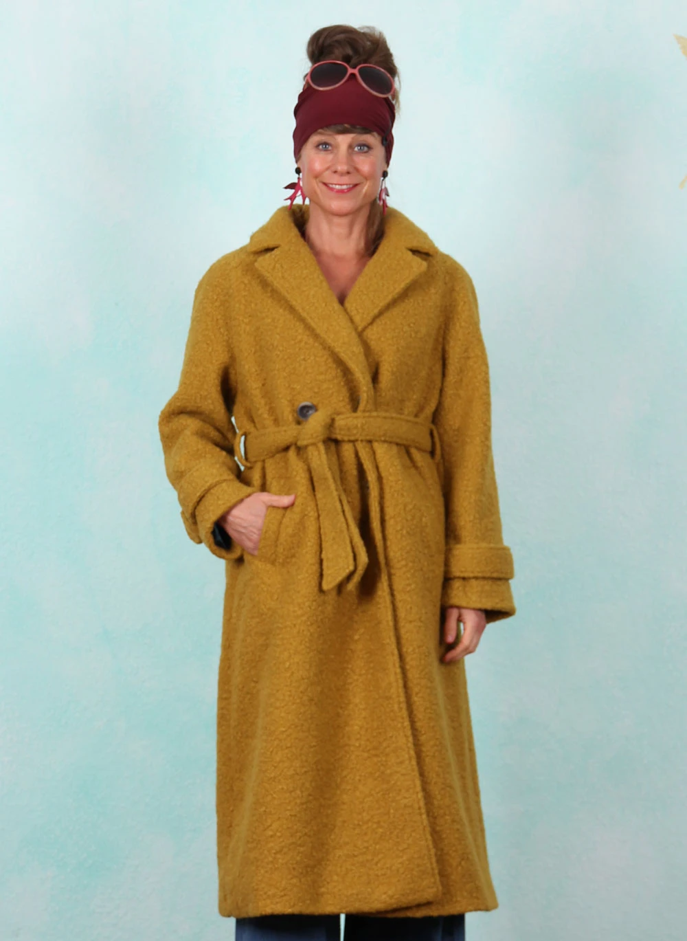 Mantel, 09935-806, yellow-green - Image 1