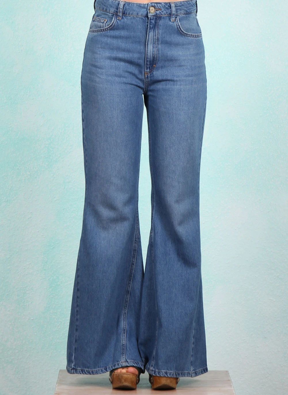 Hose, 10078-473, denim-blue - Image 1
