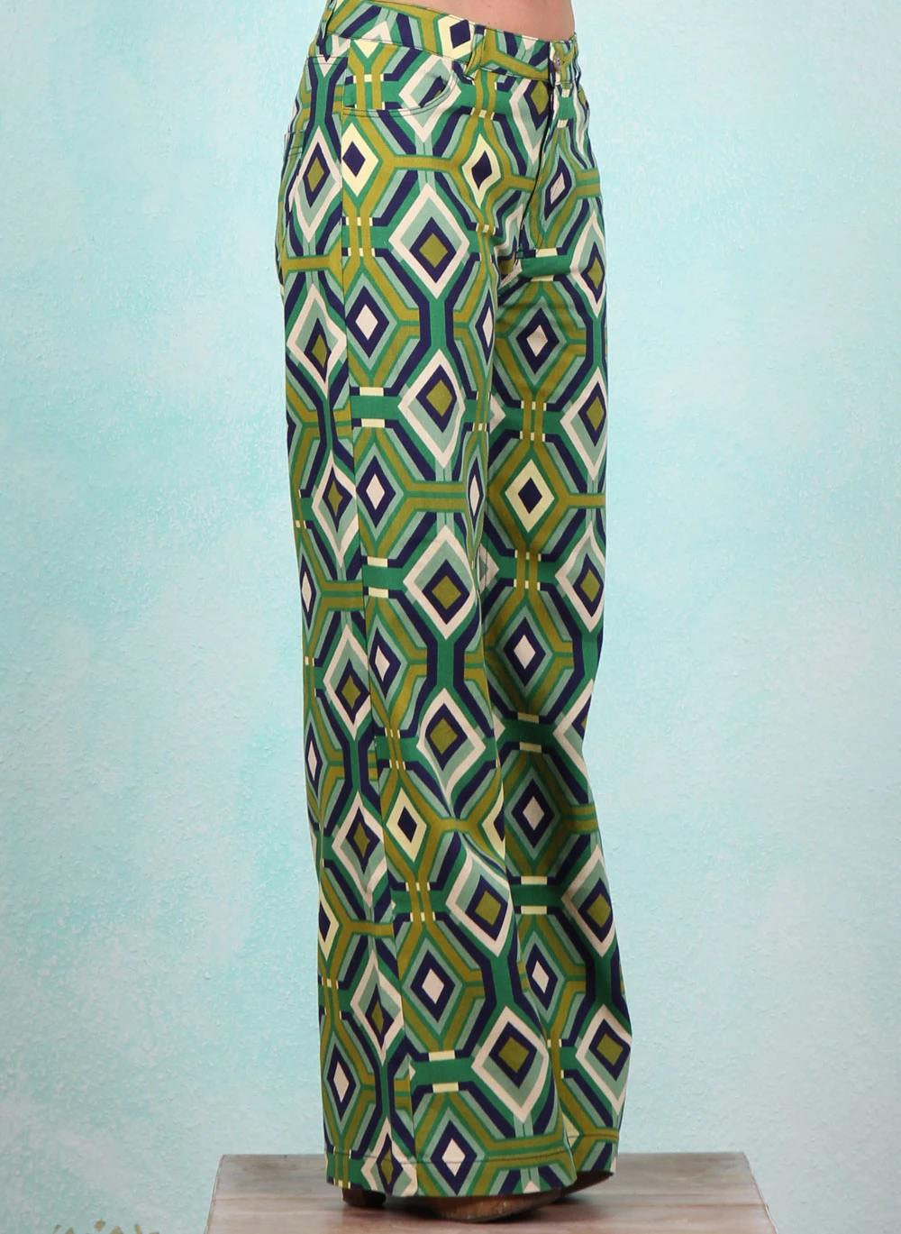 Hose, 10248-489, green-blue - Image 2
