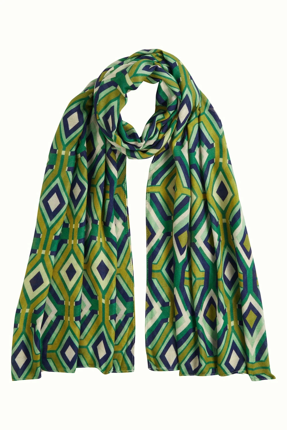 Tuch, 10575-491, green-blue - Image 2