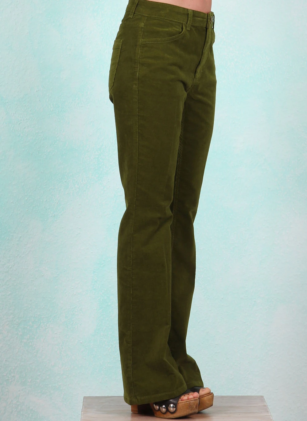 Cord-Hose, 10750-253, green - Image 3