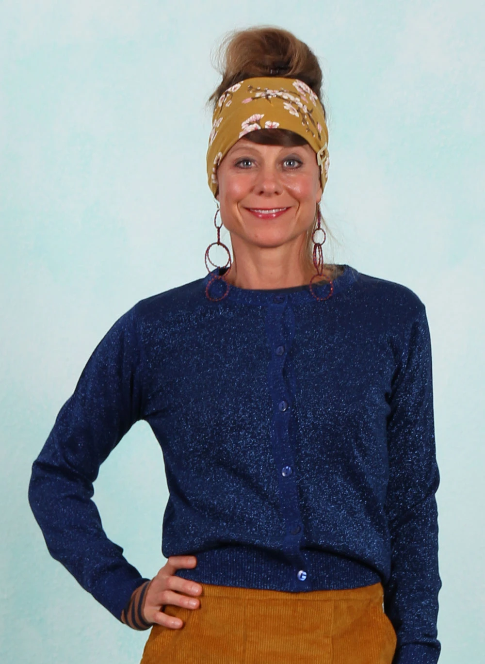 Cardigan, 11893-3998, sparkling-blue - Image 1