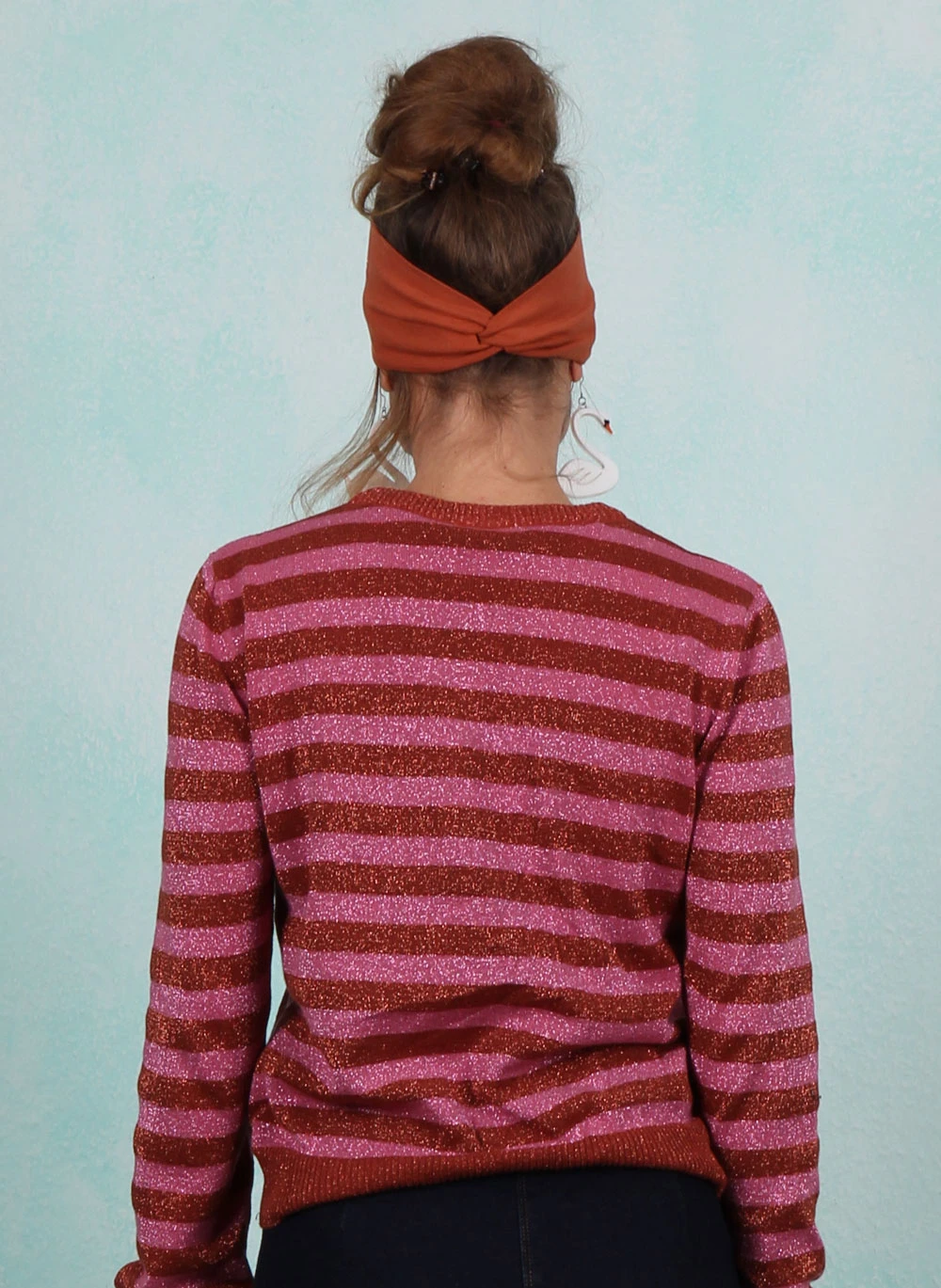 Cardigan, 11893-5370, sparkling-pink-brown - Image 2