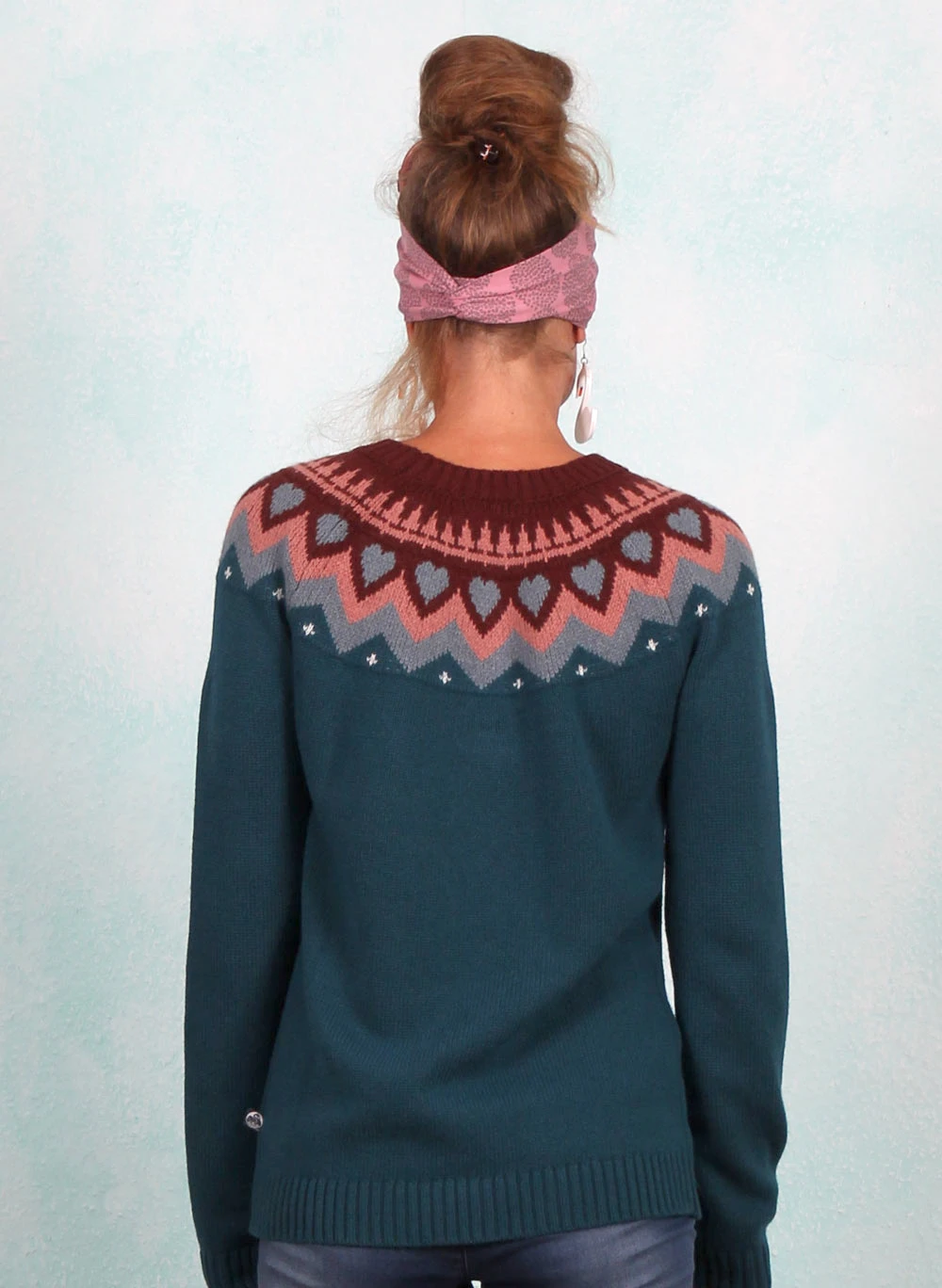 Pullover, 11992-4249, petrol - Image 3
