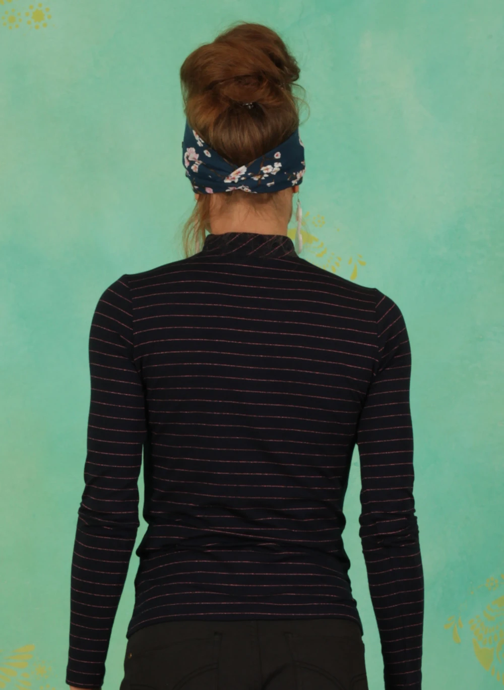 Shirt, 12203B, stripes-blue - Image 3