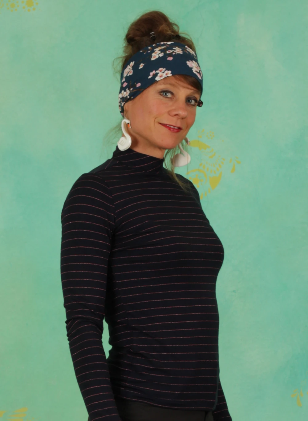 Shirt, 12203B, stripes-blue - Image 2