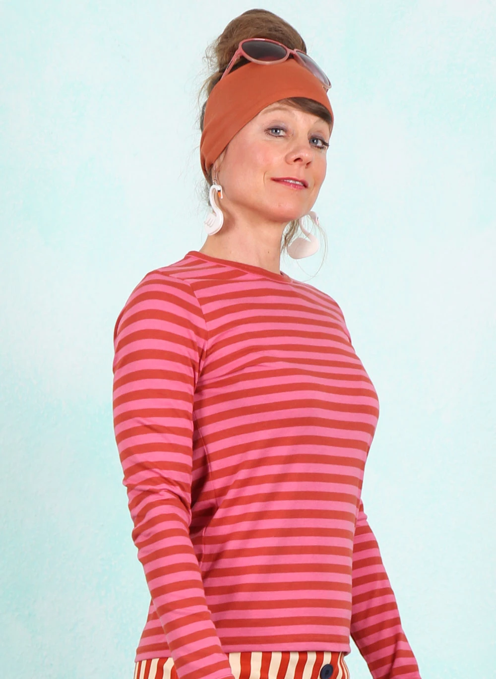 Shirt, 12276-0539, pink-rust - Image 2