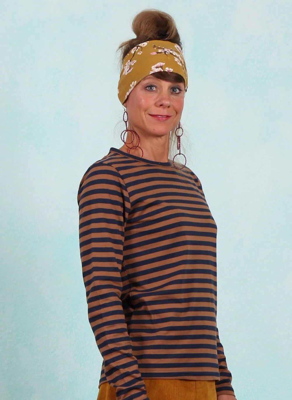 Shirt, 12276-4286, blue-brown - Image 2