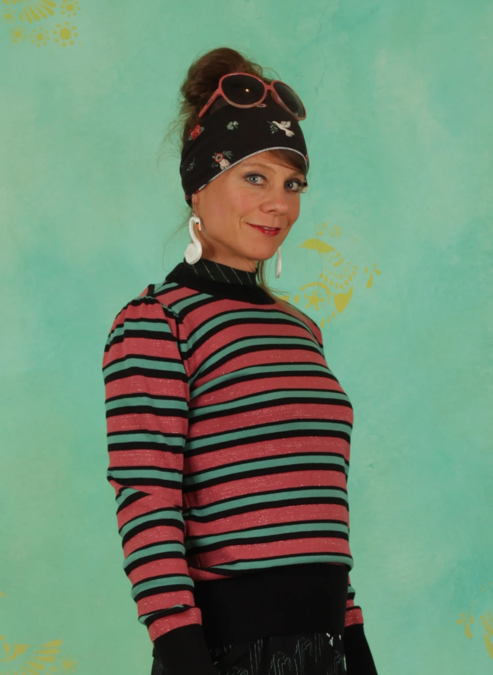 Pullover, 12303, stripes-multi - Image 2