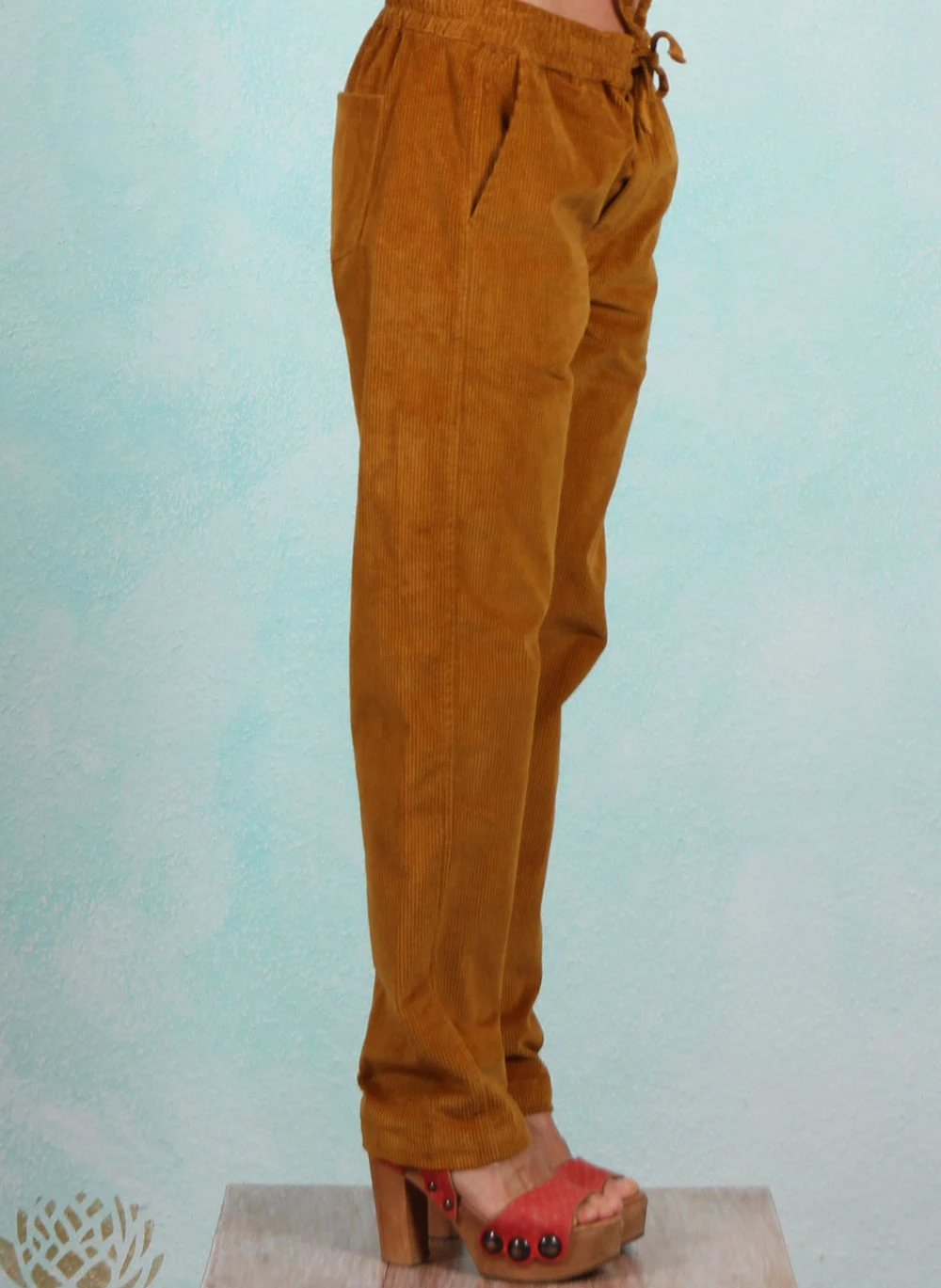 Cord-Hose, 12442-4207, yellow - Image 2