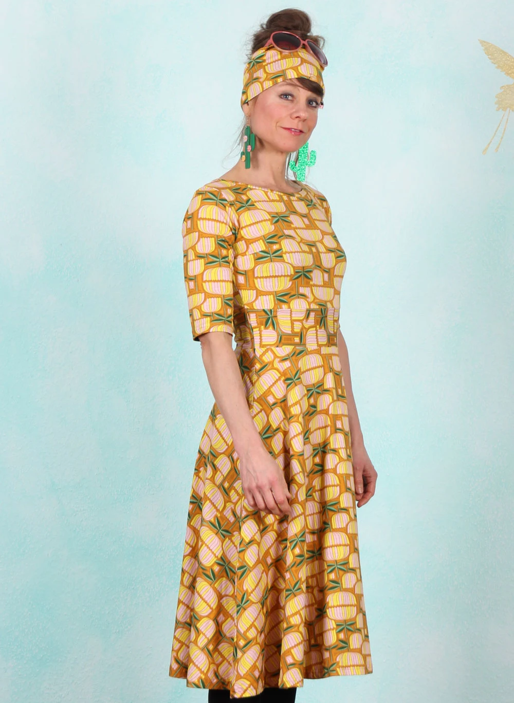 Kleid, 12446-4188, yellow-multi - Image 2