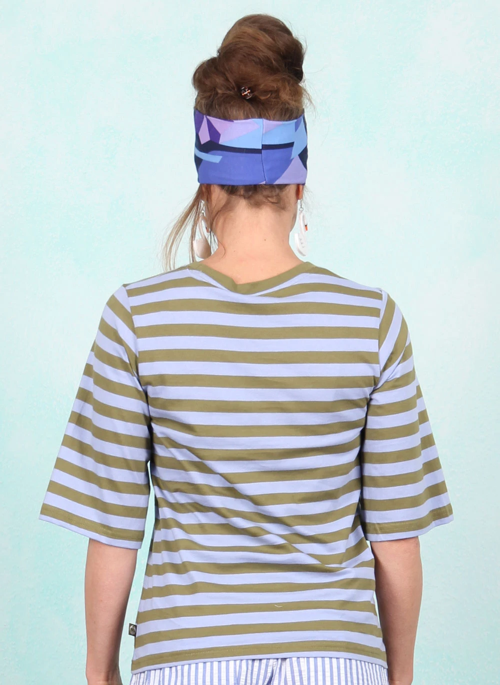 Shirt, 12458-0052, lilac-green - Image 3