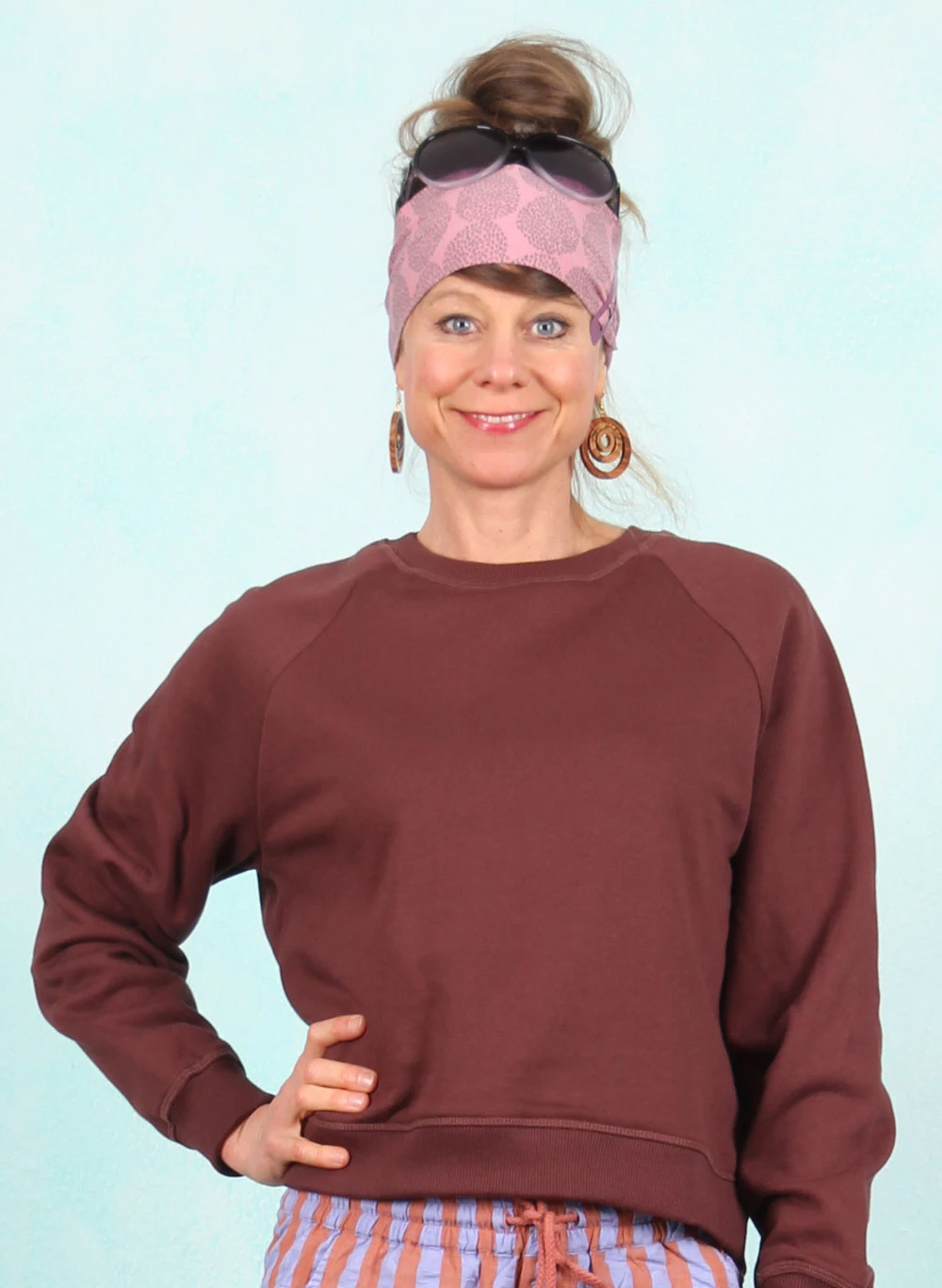 Pullover, 12528-3326, brown-red - Image 1