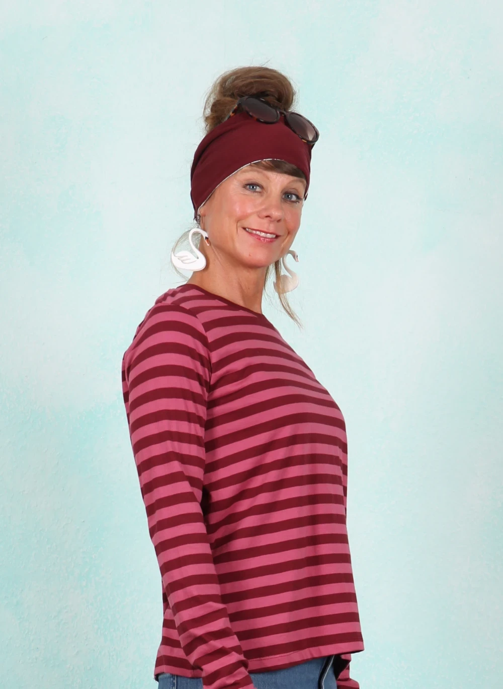 Shirt, 12539-05979, dark-pink - Image 2