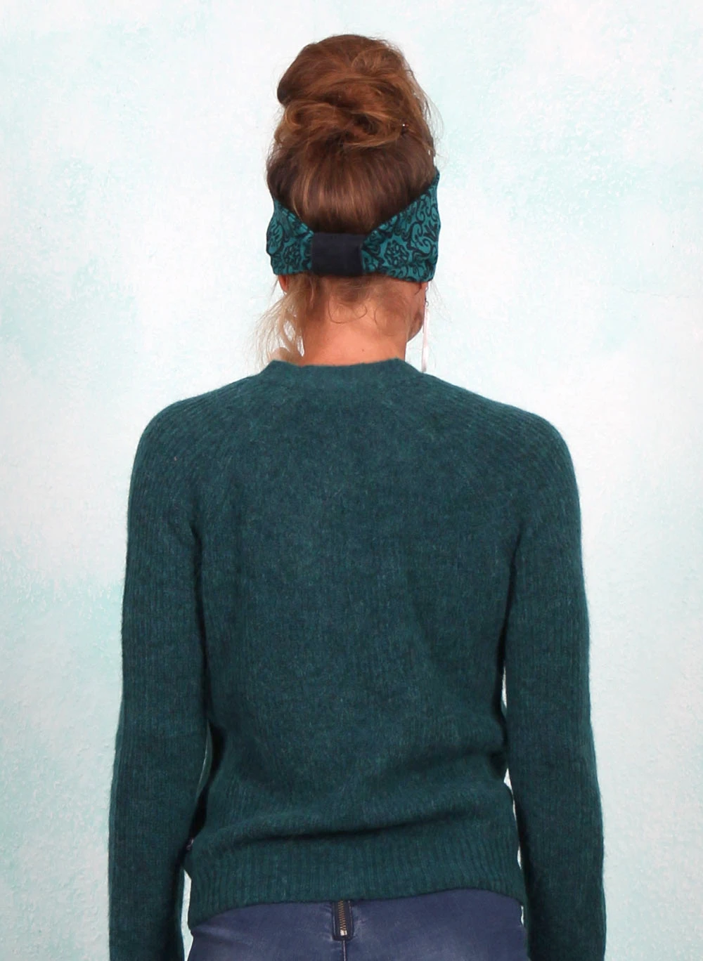 Cardigan, 12573-4249, petrol - Image 3
