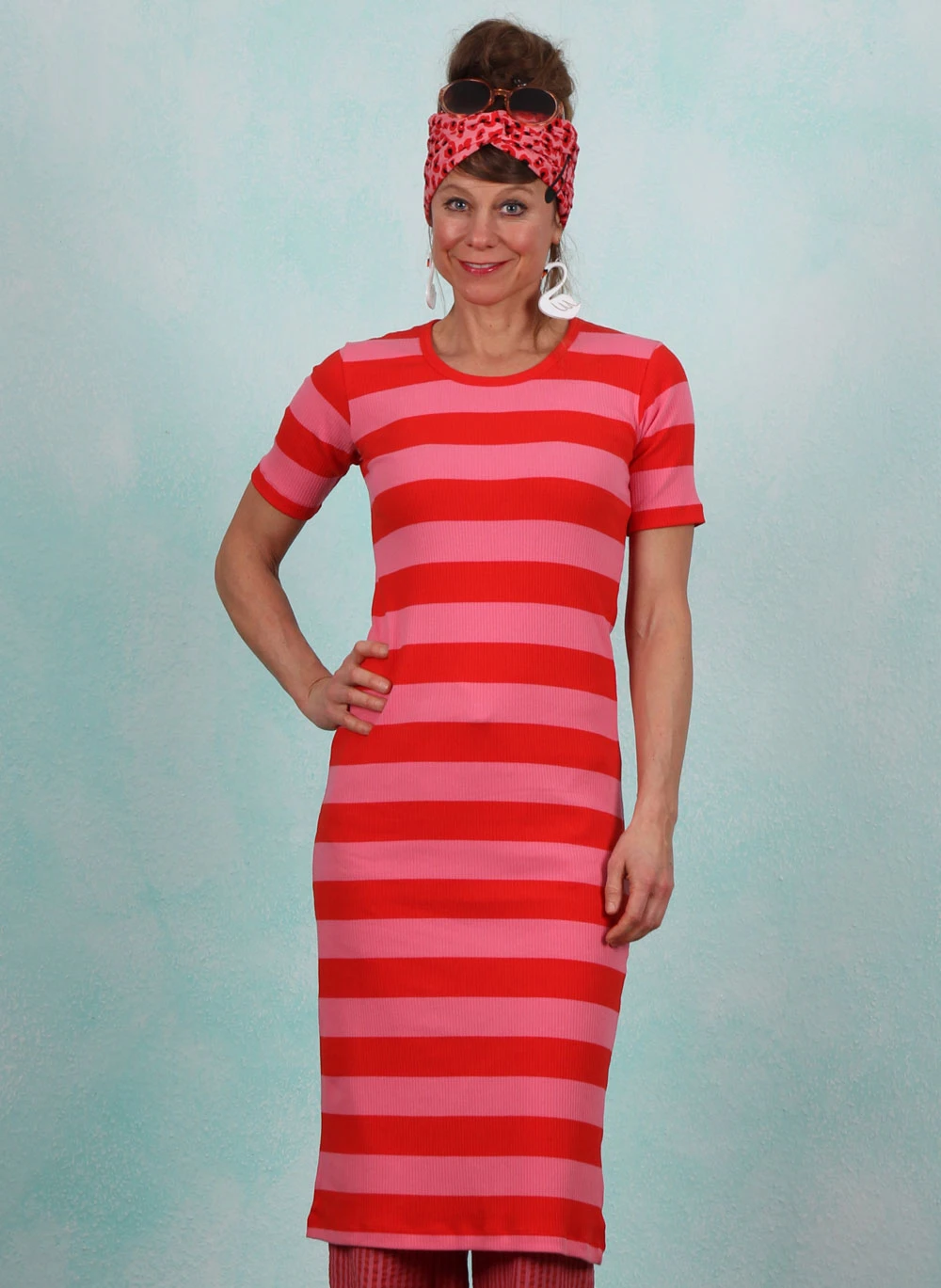 Kleid, 12707-005, red-pink - Image 1