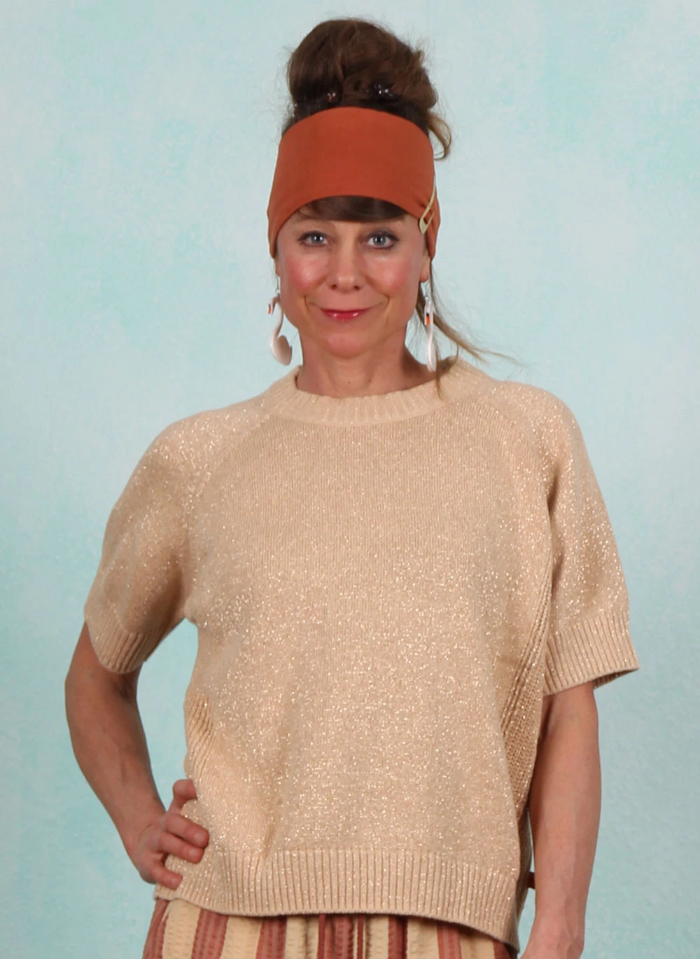 Pullover, 12930-5366, sparkling-creme-gold - Image 3
