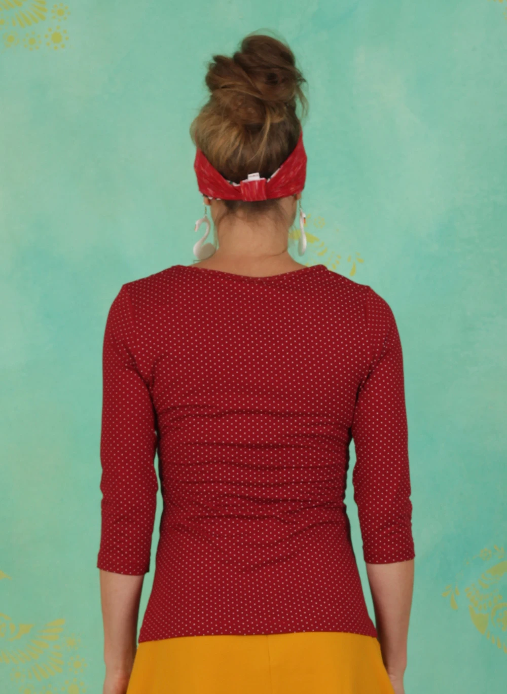 Shirt, Sweet Love Top, red - Image 3