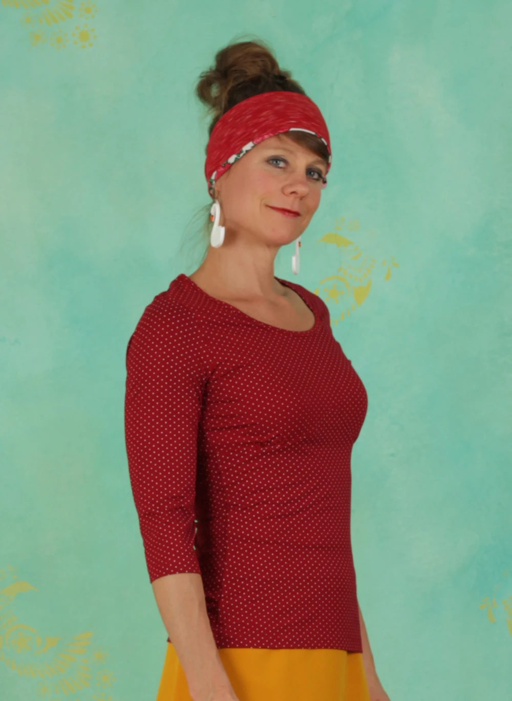 Shirt, Sweet Love Top, red - Image 2